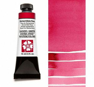 Farba akwarelowa Daniel Smith 092 Quinacridone Rose extra fine watercolours seria 2 15 ml